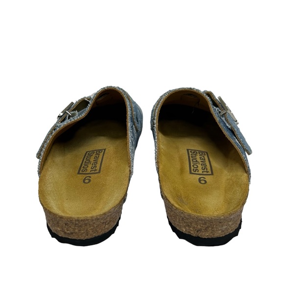 Bravest Studios Denim Tokyo Paisley Mule Clogs - Picture 10 of 12